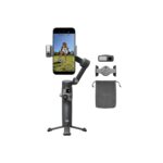DJI Osmo Mobile 8 Gimbal Stabilizer for Phone, Native Tracking with Audio & Lighting, 360° Pan Rotation, Built-in Extension Rod & Tripod, 10h Battery, Extension Rod, Robust 3-Axis Stabilization