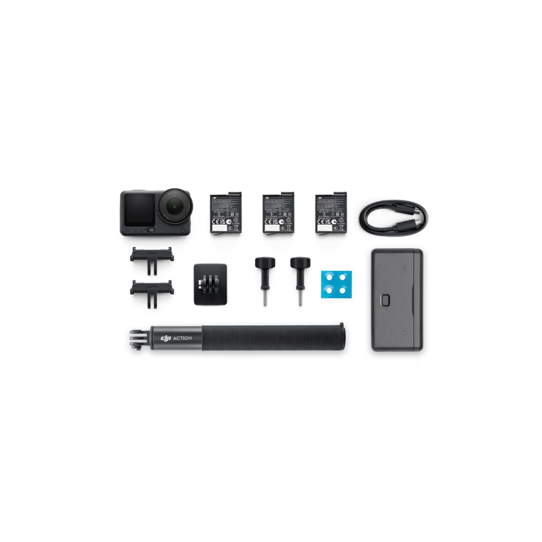 1 DJI Osmo Action 6 Adventure Combo, Action Camera with 1/1.1" Square Sensor, Variable Aperture of f/2.0–f/4.0, Cold-Resistant, 4hrs Battery, Action Camera 4K Ideal for Quick Capture of Exciting Moments - Image 1