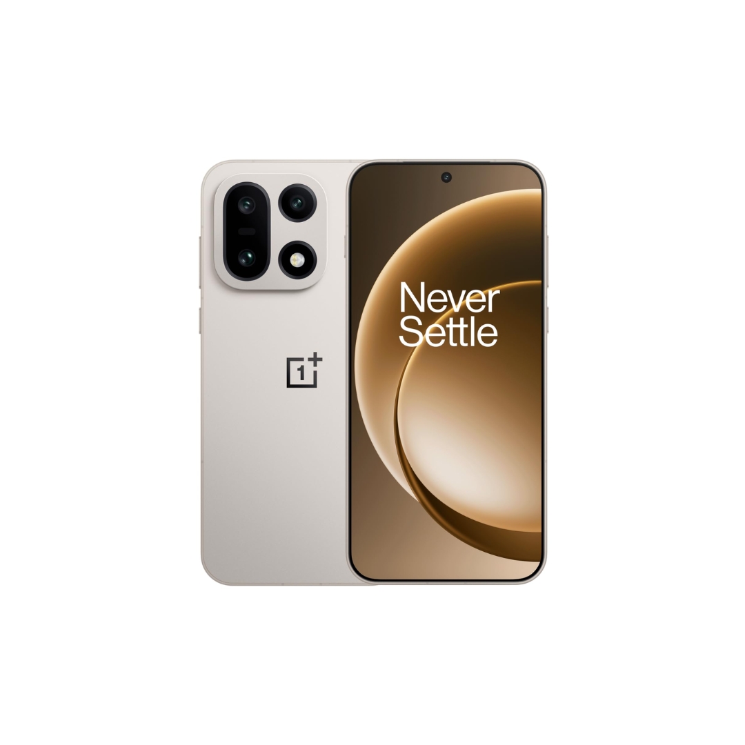 OnePlus 15 | 12GB+256GB | Sand Storm | India's First Snapdragon® 8 Elite Gen 5 | 7300mAh Battery | Personalised AI | Game-Changing 165Hz Display | Triple 50MP Camera with 4K 120fps Dolby Vision