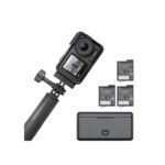 DJI Osmo Action 4 Adventure Combo - 4K/120fps Waterproof Action Camera with a 1/1.3-Inch Sensor, 10-bit & D-Log M Color Performance, Up to 7.5 h with 3 Batteries, Outdoor Camera for Travel, Biking | 4K/120fps Video, Stunning Low-Light, 8h Extended Battery Life with 3 Batteries, 1.5m Extension Rod, Battery Case