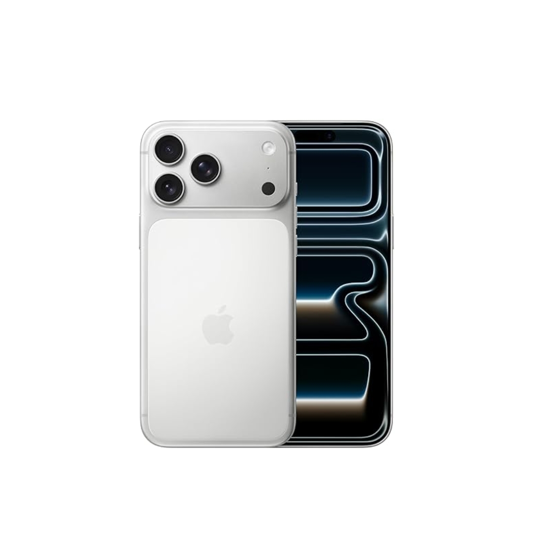 IPhone 17 Pro Max 256 GB: 17.42 cm (6.9″) Display with Promotion, A19 Pro Chip, Best Battery Life in Any iPhone Ever, Pro Fusion Camera System, Center Stage Front Camera; Silver